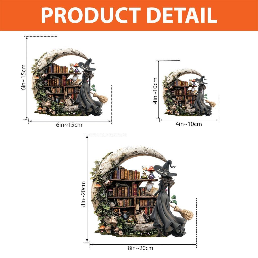Beautiful Witch - Custom Witch Custom Shape Acrylic Plaque