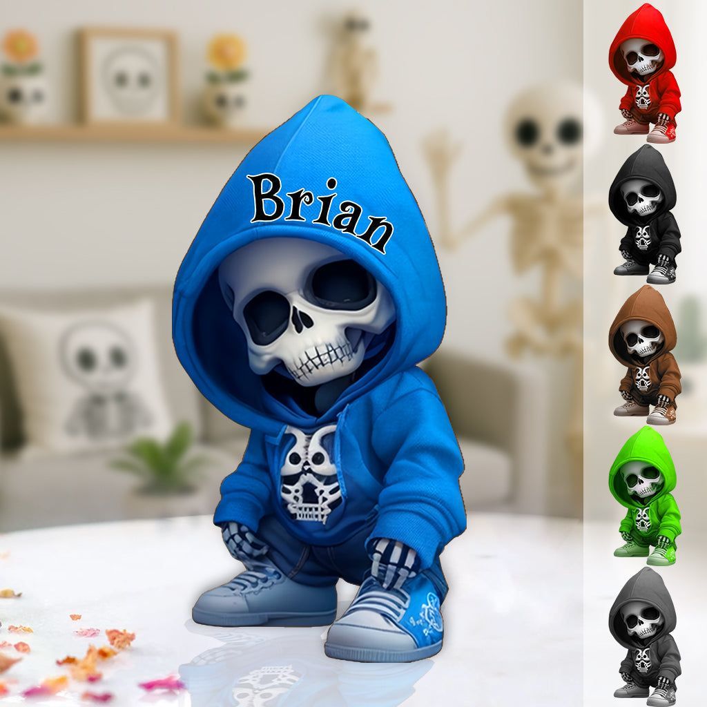 Cool Skull - Personalized Skull Custom Shaped Acrylic Plaque